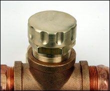 Brass Blind Cap IP/TX