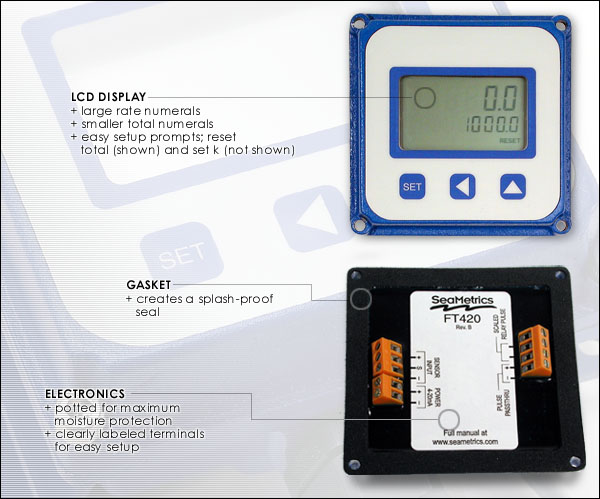 Seametrics FT-420 Features